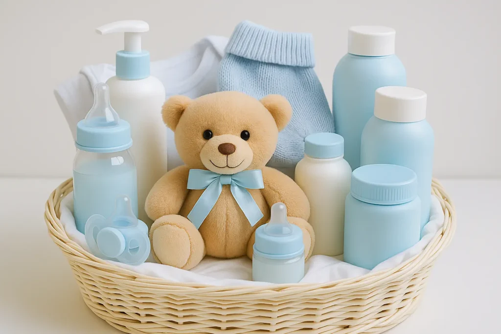 Cestas regalo para bebés en Farmacia en León