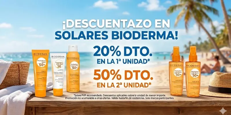 Descuento cremas solares Bioderma