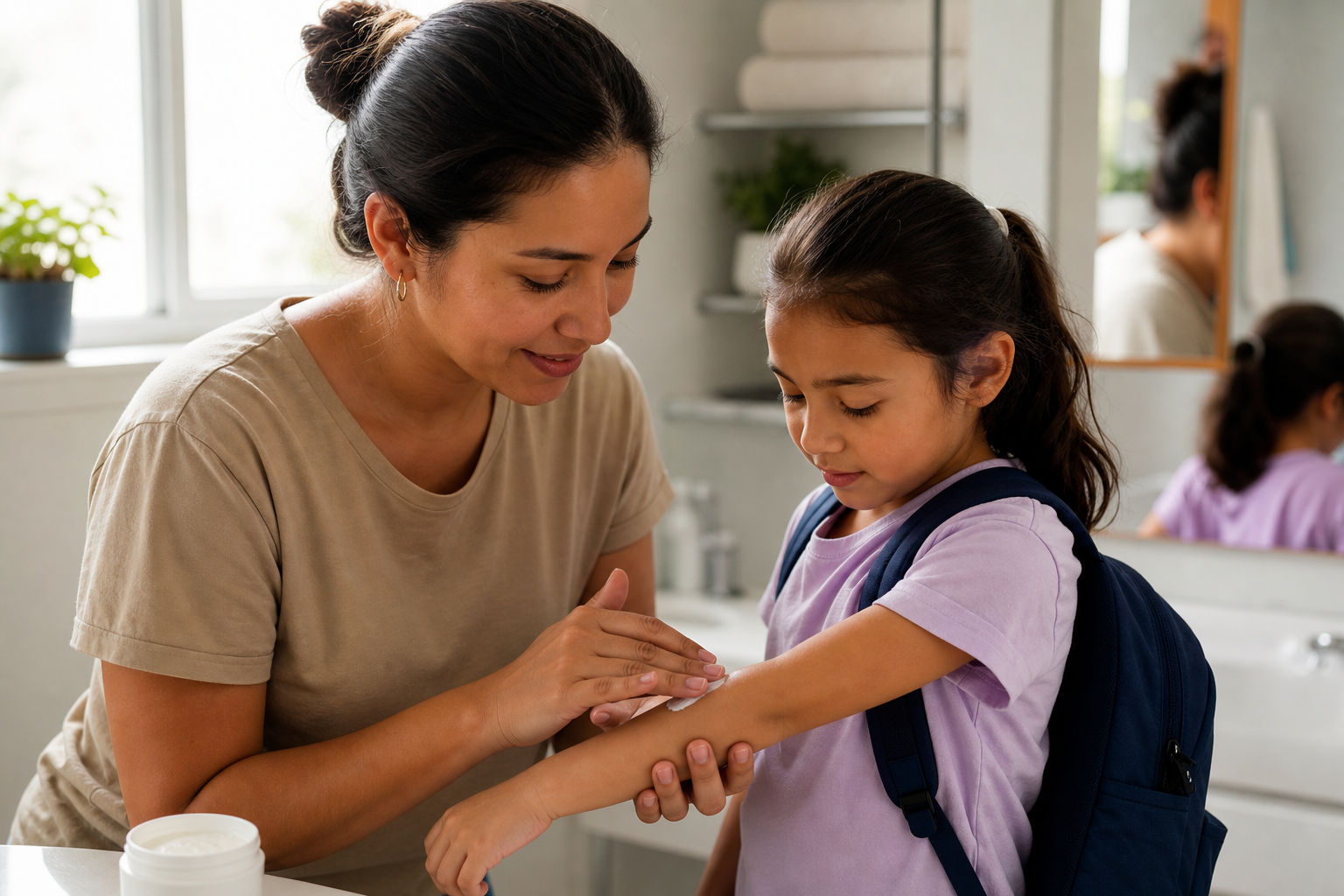 Dermatitis atópica en niños: cómo cuidar la piel al volver al colegio