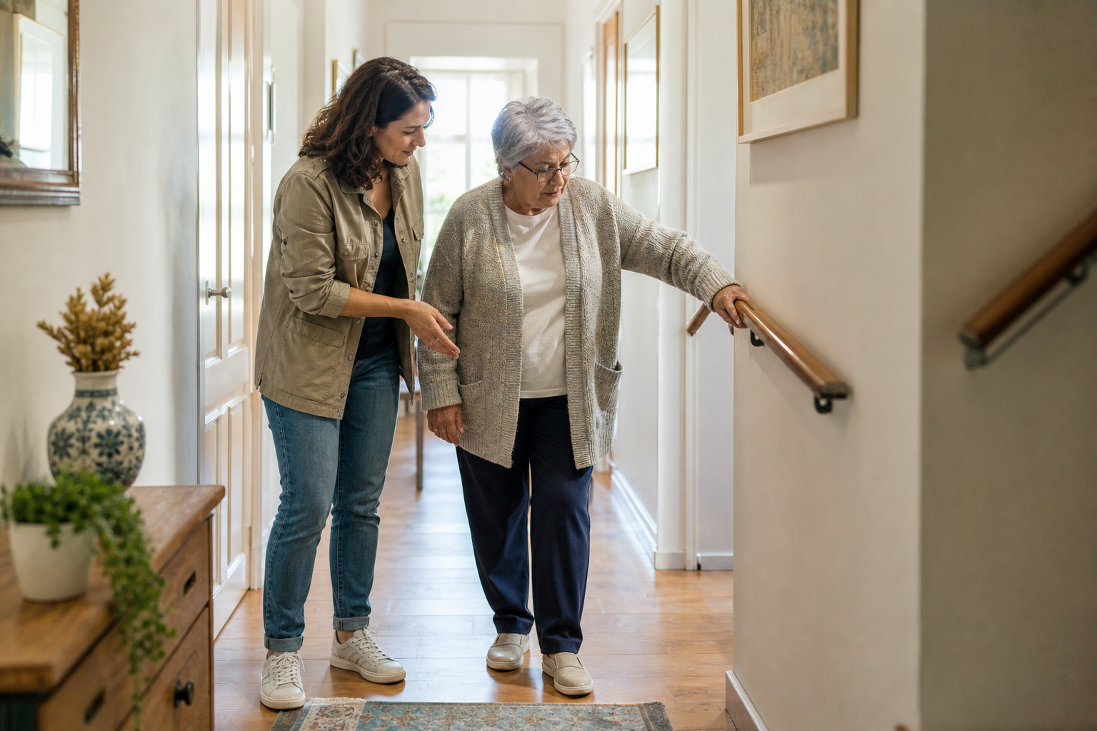 Prevención de caídas en personas mayores: cómo adaptar el hogar y reducir riesgos